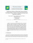 Research paper thumbnail of Prediction Of Novel Pirna Rat Clusters Based On Mouse Pirna Clusters Using Downstream and Upstream Analysis