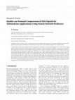 Research paper thumbnail of Quality-on-demand compression of EEG signals for telemedicine applications using neural network predictors