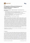 Research paper thumbnail of A Comparison of Microscale Techniques for Determining Fracture Toughness of LiMn2O4 Particles