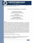 Research paper thumbnail of Text Structure and Its Teaching Implications: An Analytical Study