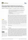 Research paper thumbnail of A Conceptual Model of Multi-Spectra Perceptions for Enhancing the Safety Climate in Construction Workplaces