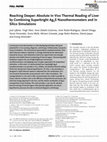 Research paper thumbnail of Reaching Deeper: Absolute In Vivo Thermal Reading of Liver by Combining Superbright Ag 2 S Nanothermometers and In Silico Simulations