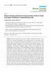 Research paper thumbnail of Remote Sensing and Spectral Characteristics of Desert Sand from Qatar Peninsula, Arabian/Persian Gulf