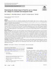 Research paper thumbnail of Determining the climate impact of food for use in a climate tax—design of a consistent and transparent model