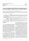 Research paper thumbnail of Overview of Helicobacter pylori Detection Using Rapid Urease Test and Giemsa Modification Staining in Chronic Tonsillitis Patients