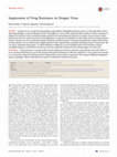 Research paper thumbnail of Suppression of Drug Resistance in Dengue Virus