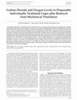 Research paper thumbnail of Carbon dioxide and oxygen levels in disposable individually ventilated cages after removal from mechanical ventilation