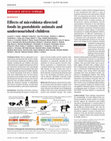 Research paper thumbnail of Effects of microbiota-directed foods in gnotobiotic animals and undernourished children