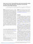 Research paper thumbnail of How rare is rare? Quantifying and assessing the rarity of the bush dog Speothos venaticus across the Amazon and other biomes