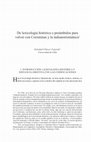 Research paper thumbnail of De lexicología histórica o preámbulos para volver con Corominas y la indianorrománica