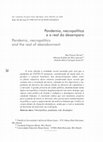 Research paper thumbnail of Pandemia, necropolítica e o real do desamparo Pandemic, necropolitics and the real of abandonment