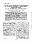 Research paper thumbnail of Analysis of a repetitive DNA sequence from Bordetella pertussis and its application to the diagnosis of pertussis using the polymerase chain reaction