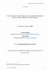 Research paper thumbnail of Civic Motivation, Cultural Diplomacy & Sustainable Development: The Case of Thai Cultural & Creative Industries