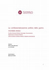 Research paper thumbnail of La Confessionalizzazione Politica della Guerra Mondiale Siriana