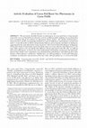 Research paper thumbnail of Activity evaluation of cocoa pod borer sex pheromone in cacao fields