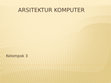 Research paper thumbnail of Arsitektur komputer