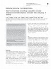 Research paper thumbnail of Massive intracranial hemorrhage caused by neonatal alloimmune thrombocytopenia associated with anti-group A antibody