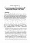 Research paper thumbnail of «Del 'aceite de comer' al 'aceite de oliva virgen extra': terminología fraseológica histórica asociada a la calidad del aceite de oliva»