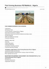 Research paper thumbnail of 2021 Fish Farming Business Plan in Nigeria: Feasibility & Financials