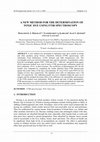 Research paper thumbnail of A New Method for the Determination of Toxic Dye Using Ftir Spectroscopy