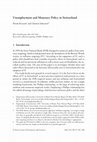 Research paper thumbnail of Unemployment and monetary policy in Switzerland