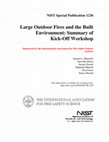 Research paper thumbnail of Large outdoor fires and the built environment