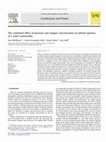 Research paper thumbnail of The combined effect of pressure and oxygen concentration on piloted ignition of a solid combustible