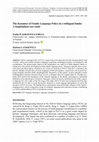 Research paper thumbnail of The dynamics of Family Language Policy in a trilingual family: A longitudinal case study