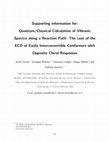 Research paper thumbnail of Quantum-Classical Calculation of Vibronic Spectra along a Reaction Path: The Case of the ECD of Easily Interconvertible Conformers with Opposite Chiral Responses