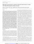 Research paper thumbnail of Differential Transactivation by Alternative EWS-FLI1 Fusion Proteins Correlates with Clinical Heterogeneity in Ewing’s Sarcoma