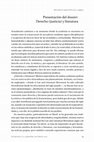 Research paper thumbnail of Presentación del dossier: Derecho (justicia) y literatura