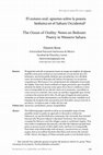 Research paper thumbnail of El océano oral: apuntes sobre la poesía beduina en el Sahara Occidental