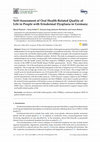 Research paper thumbnail of Self-Assessment of Oral Health-Related Quality of Life in People with Ectodermal Dysplasia in Germany