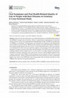 Research paper thumbnail of Oral Symptoms and Oral Health-Related Quality of Life in People with Rare Diseases in Germany: A Cross-Sectional Study