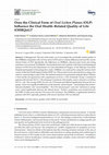 Research paper thumbnail of Does the Clinical Form of Oral Lichen Planus (OLP) Influence the Oral Health–Related Quality of Life (OHRQoL)?