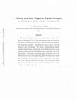 Research paper thumbnail of Orbital and Spin Magnetic Dipole Strength in a shell model calculation withN=2 excitations: 8Be