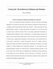 Research paper thumbnail of "Cyborg Life: The In-Between of Humans and Machines"