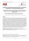 Research paper thumbnail of Differences of physiological characteristics of taekwondo junior players vs pencak silat junior players