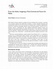 Research paper thumbnail of From the Ashes: Imagining a Post-Commercial Future for Media