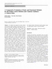 Research paper thumbnail of A Comparative Evaluation of Static and Functional Methods for Recording Centric Relation and Condylar Guidance: A Clinical Study