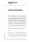 Research paper thumbnail of Dimensionen von Medienbildung: Ein konzeptioneller Rahmen für medienpädagogisches Handeln