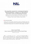 Research paper thumbnail of Biocompatible nanoparticles containing hydrophobic nickel-bis(dithiolene) complexes for NIR-mediated doxorubicin release and photothermal therapy