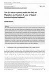 Research paper thumbnail of The EU return system under the Pact on Migration and Asylum: A case of tipped interinstitutional balance