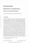 Research paper thumbnail of Bibelkunde-Quiz zur Selbstüberprüfung. Optionen E-Learning gestützter Bibelkunde,  VvAa 4/2, 2019.