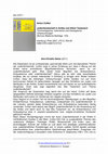 Research paper thumbnail of Rezension zu Cuffari, Anton: Judenfeindschaft in Antike und Altem Testament (BBB 153), Hamburg 2007, in: bbs 4/2011