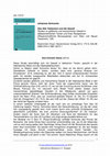 Research paper thumbnail of Rezension zu Schnocks, Johannes: Das Alte Testament und die Gewalt. Studien zu göttlicher und menschlicher Gewalt in alttestamentlichen Texten und ihren Rezeptionen (WMANT 136), Neukirchen-Fluyn 2014, in: bbs 1/2015