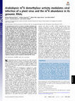 Research paper thumbnail of Arabidopsis m 6 A demethylase activity modulates viral infection of a plant virus and the m 6 A abundance in its genomic RNAs