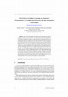 Research paper thumbnail of The Effects of Online Learning on Students’ Performance: A Comparison Between UK and Jordan Universities