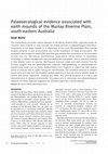 Research paper thumbnail of Palaeoecological evidence associated with earth mounds of the Murray Riverine Plain, south-eastern Australia