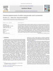 Research paper thumbnail of Chemical polymerization of aniline using periodic acid in acetonitrile